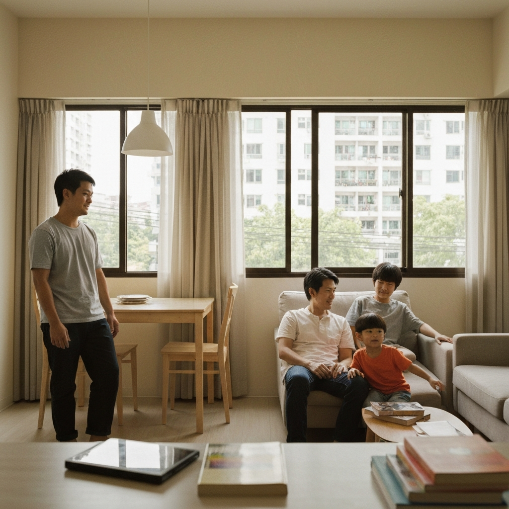 ratchada 2 bedroom apartment family